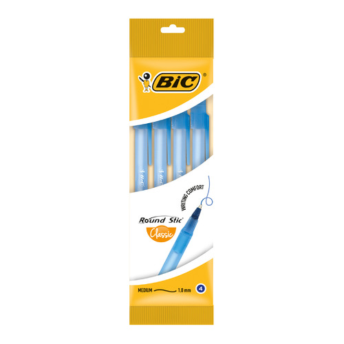 Набор ручек шариков. Bic Round Stic (944176) d=0.32мм пакет (4шт) 1стерж. 20 шт./кор., Round Stic
Набор ручек шариков. Bic Round Stic (944176) d=0.32мм пакет (4шт) 1стерж. 20 шт./кор., Round Stic