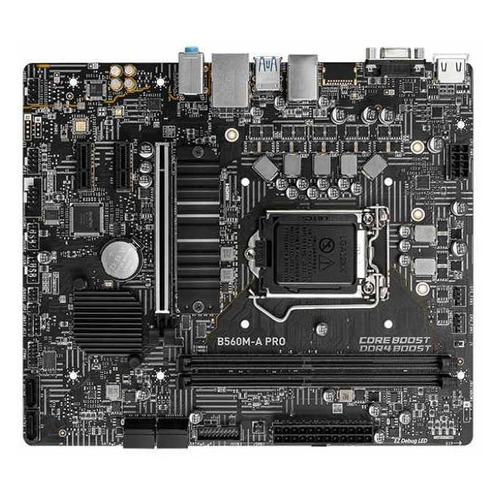 Материнская плата MSI B560M-A PRO, LGA 1200, Intel B560, mATX, Ret, B560M-A PRO
Материнская плата MSI B560M-A PRO, LGA 1200, Intel B560, mATX, Ret, B560M-A PRO