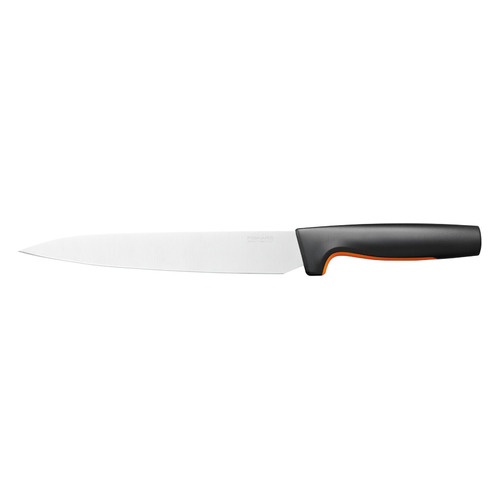 Нож кухонный Fiskars Functional Form 1057539, для мяса, 210мм, заточка прямая, стальной, черный/оранжевый, 1057539
Нож кухонный Fiskars Functional Form 1057539, для мяса, 210мм, заточка прямая, стальной, черный/оранжевый, 1057539