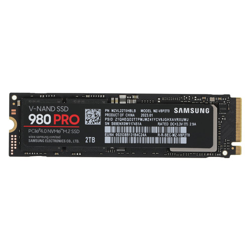 SSD накопитель Samsung 980 PRO MZ-V8P2T0BW 2ТБ, M.2 2280, PCI-E x4, NVMe, MZ-V8P2T0BW
SSD накопитель Samsung 980 PRO MZ-V8P2T0BW 2ТБ, M.2 2280, PCI-E x4, NVMe, MZ-V8P2T0BW