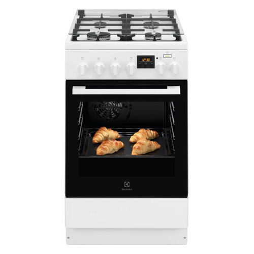 Газовая плита Electrolux RKK560200W, электрическая духовка, стеклянная крышка, белый и черный, RKK560200W
Газовая плита Electrolux RKK560200W, электрическая духовка, стеклянная крышка, белый и черный, RKK560200W