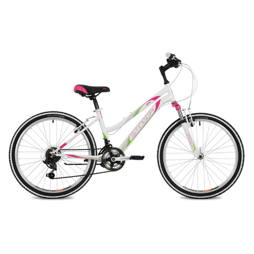 Велосипед Stinger Latina 24 Microshift горный (подростк.) рам.:14" кол.:24" белый 15.7кг (24SHV.LATI, Latina 24 Microshift
Велосипед Stinger Latina 24 Microshift горный (подростк.) рам.:14" кол.:24" белый 15.7кг (24SHV.LATI, Latina 24 Microshift