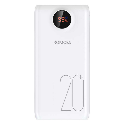 Внешний аккумулятор (Power Bank) Romoss PH80 Pro (SW20 PRO), 20000мAч, белый, PH80 Pro (SW20 PRO)
Внешний аккумулятор (Power Bank) Romoss PH80 Pro (SW20 PRO), 20000мAч, белый, PH80 Pro (SW20 PRO)