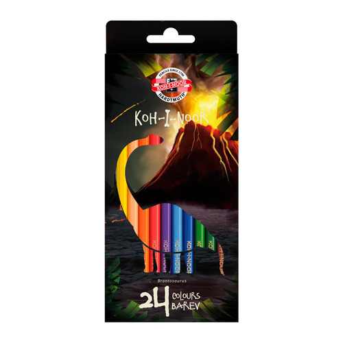 Карандаши Koh-i-Noor Dino 3594 3594024007KSRU, 24 цв., коробка европодвес, Dino 3594
Карандаши Koh-i-Noor Dino 3594 3594024007KSRU, 24 цв., коробка европодвес, Dino 3594