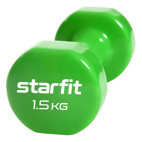 Гантель Starfit Core DB-101 1гант. 1.5кг винил. зеленый (УТ-00018822), Core DB-101
Гантель Starfit Core DB-101 1гант. 1.5кг винил. зеленый (УТ-00018822), Core DB-101