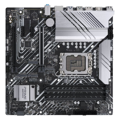 Материнская плата ASUS PRIME Z690M-PLUS D4, LGA 1700, Intel Z690, mATX, Ret, PRIME Z690M-PLUS D4
Материнская плата ASUS PRIME Z690M-PLUS D4, LGA 1700, Intel Z690, mATX, Ret, PRIME Z690M-PLUS D4