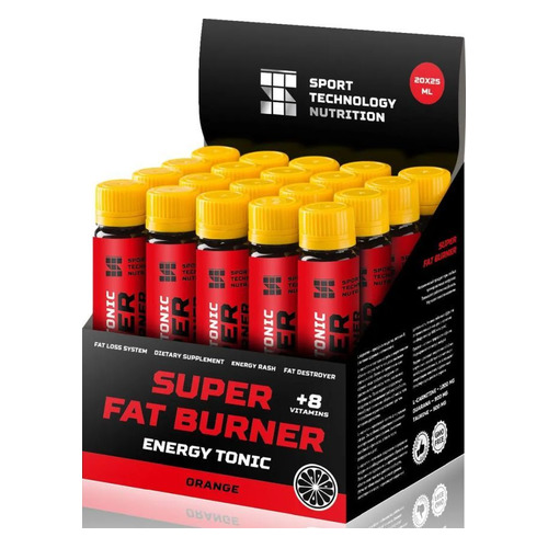 Жиросжигатель SPORT TECHNOLOGY NUTRITION Super Fat Burner, 20x25мл, ампулы, апельсин, Super Fat Burner
Жиросжигатель SPORT TECHNOLOGY NUTRITION Super Fat Burner, 20x25мл, ампулы, апельсин, Super Fat Burner