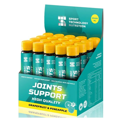 Комплекс для суставов и связок SPORT TECHNOLOGY NUTRITION Joint Support, 20x25мл, жидкость, грейпфрут-ананас, Joint Support
Комплекс для суставов и связок SPORT TECHNOLOGY NUTRITION Joint Support, 20x25мл, жидкость, грейпфрут-ананас, Joint Support