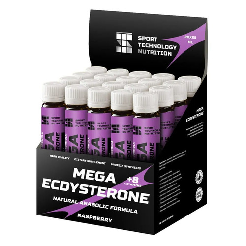 Экдистерон SPORT TECHNOLOGY NUTRITION Mega Ecdycterone, 20x25мл, жидкость, малина, Mega Ecdycterone
Экдистерон SPORT TECHNOLOGY NUTRITION Mega Ecdycterone, 20x25мл, жидкость, малина, Mega Ecdycterone