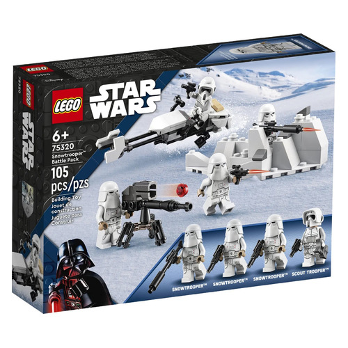 Конструктор Lego Star Wars Боевой набор снежных пехотинцев, 75320, Боевой набор снежных пехотинцев
Конструктор Lego Star Wars Боевой набор снежных пехотинцев, 75320, Боевой набор снежных пехотинцев