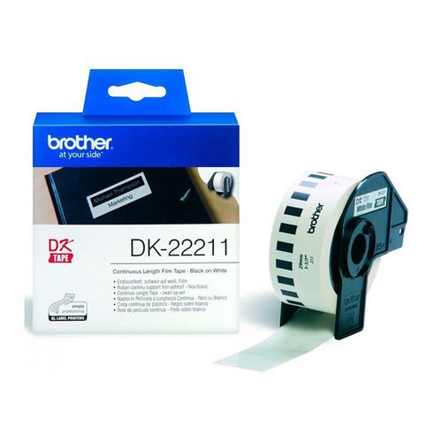 Картридж Brother DK22211, белый / 29мм, черный шрифт, белый фон, 15.2м ( DK22211, DK22211
Картридж Brother DK22211, белый / 29мм, черный шрифт, белый фон, 15.2м ( DK22211, DK22211