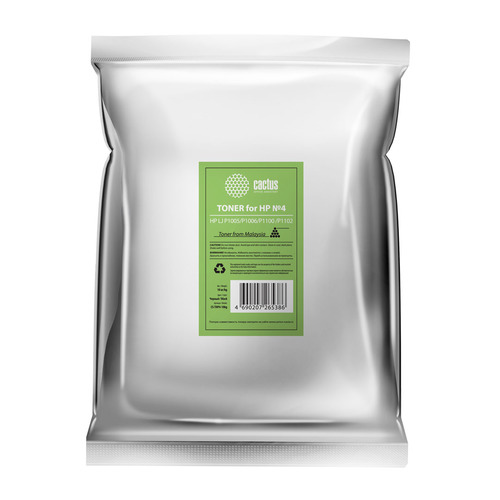 Тонер CACTUS CS-THP4-10kg, для HP LJ P1005/P1006/P1100 /P1102, черный, 10000грамм, пакет
Тонер CACTUS CS-THP4-10kg, для HP LJ P1005/P1006/P1100 /P1102, черный, 10000грамм, пакет