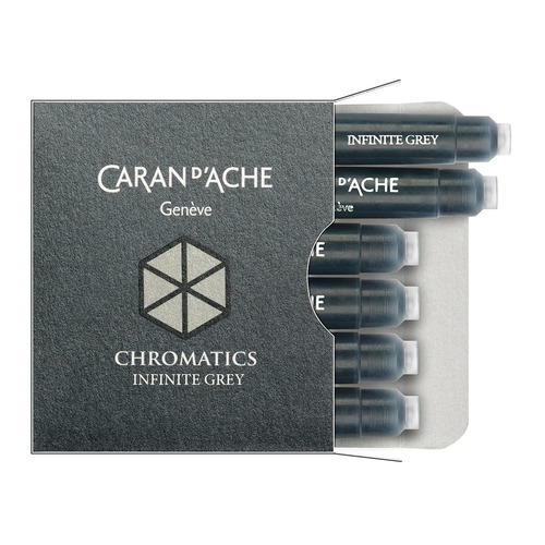 Картридж Carandache Chromatics (8021.005) Infinite grey чернила для ручек перьевых (6шт)
Картридж Carandache Chromatics (8021.005) Infinite grey чернила для ручек перьевых (6шт)
