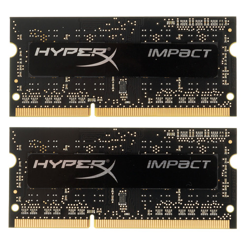 Модуль памяти KINGSTON HyperX Impact HX316LS9IBK2/16 DDR3L - 2x 8Гб 1600, SO-DIMM, Ret