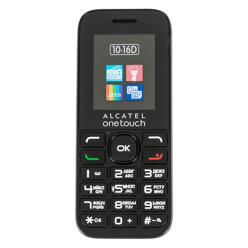 все цены на Мобильный телефон ALCATEL 1016D, белый онлайн