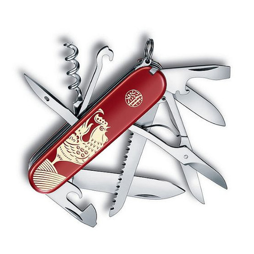 Складной нож VICTORINOX LE2017 Huntsman Year of the Rooster, 16 функций, 91мм, красный / бежевый
Складной нож VICTORINOX LE2017 Huntsman Year of the Rooster, 16 функций, 91мм, красный / бежевый