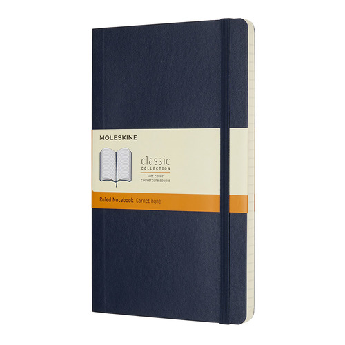 Блокнот Moleskine CLASSIC SOFT Large 130х210мм 192стр. линейка мягкая обложка синий сапфир 8 шт./кор.
Блокнот Moleskine CLASSIC SOFT Large 130х210мм 192стр. линейка мягкая обложка синий сапфир 8 шт./кор.