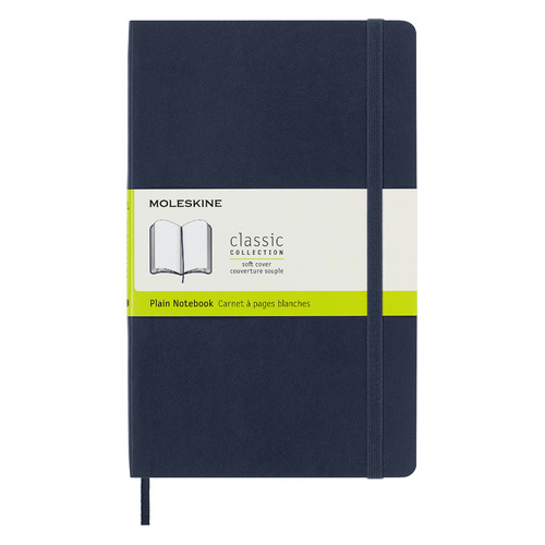 Блокнот Moleskine CLASSIC SOFT Large 130х210мм 192стр. нелинованный мягкая обложка синий сапфир 8 шт./кор.
Блокнот Moleskine CLASSIC SOFT Large 130х210мм 192стр. нелинованный мягкая обложка синий сапфир 8 шт./кор.