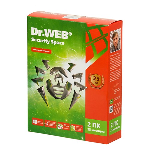 ПО DR.Web Security Space КЗ 2users 25 мес (AHW-B-25M-2-A2)
