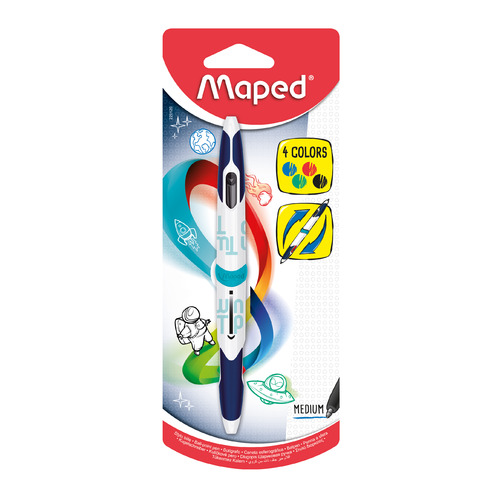 Ручка шариков. Maped TWIN TIP (229120) d=1мм блистер автоматическая обрез.корпус 4цв. двусторонняя 12 шт./кор., TWIN TIP
Ручка шариков. Maped TWIN TIP (229120) d=1мм блистер автоматическая обрез.корпус 4цв. двусторонняя 12 шт./кор., TWIN TIP