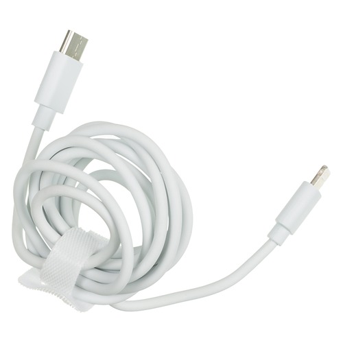 Кабель DEPPA Lightning (m), USB Type-C (m), 1.2м, белый [72252]