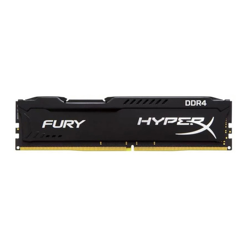 Модуль памяти KINGSTON HyperX FURY Black HX424C15FB2/8 DDR4 - 8Гб 2400, DIMM, Ret