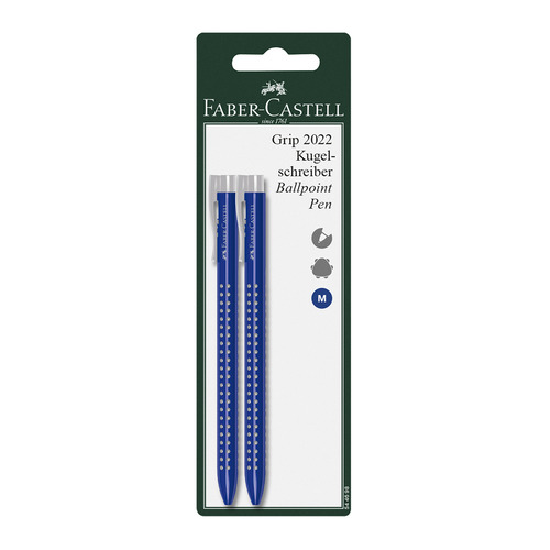 Ручка шариковая Faber-Castell GRIP 2022 (544698) авт. корпус пластик синие чернила блистер (2шт) 5 шт./кор.
Ручка шариковая Faber-Castell GRIP 2022 (544698) авт. корпус пластик синие чернила блистер (2шт) 5 шт./кор.