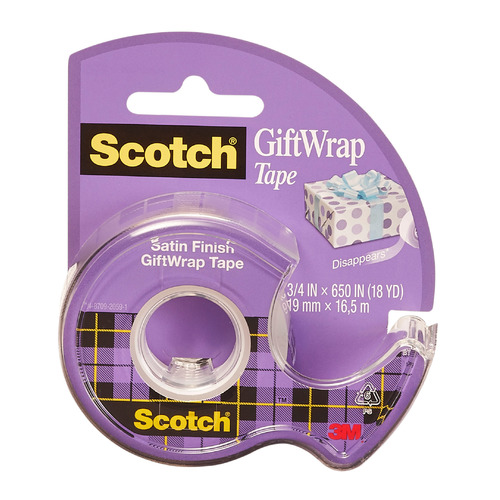 Упаковка клейкой ленты 3M Scotch GiftWrap (15), 19мм, 7.5м, 7100093925 12 шт./кор., Scotch GiftWrap (15)
Упаковка клейкой ленты 3M Scotch GiftWrap (15), 19мм, 7.5м, 7100093925 12 шт./кор., Scotch GiftWrap (15)