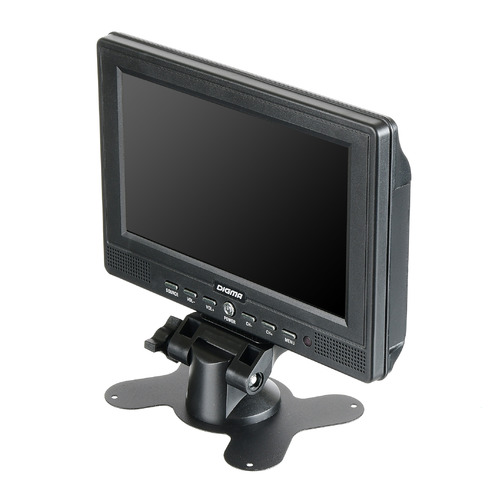 Автомобильный портативный телевизор DIGMA DCL-700, 7", 16:9, черный