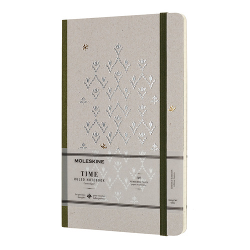 Блокнот Moleskine LE TIME NOTEBOOKS Large 130х210мм обложка картон 140стр. линейка зеленый
Блокнот Moleskine LE TIME NOTEBOOKS Large 130х210мм обложка картон 140стр. линейка зеленый