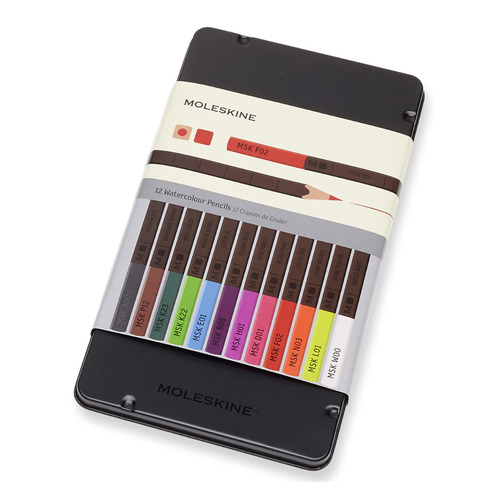 Карандаши Moleskine WATERCOLOUR EW7P12COLA, 12 цв., коробка металлическая, WATERCOLOUR
Карандаши Moleskine WATERCOLOUR EW7P12COLA, 12 цв., коробка металлическая, WATERCOLOUR