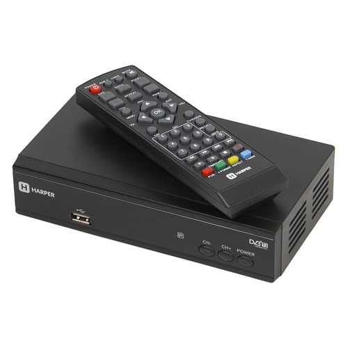 все цены на Ресивер DVB-T2 HARPER HDT2-2015, черный онлайн