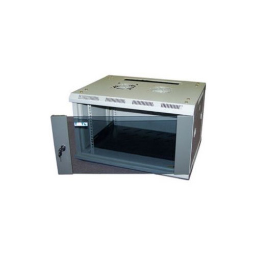 Шкаф коммутационный Lanmaster PRO (TWT-CBW2-12U-6X4) 12U 600x450мм пер.дв.стекл 60кг серый