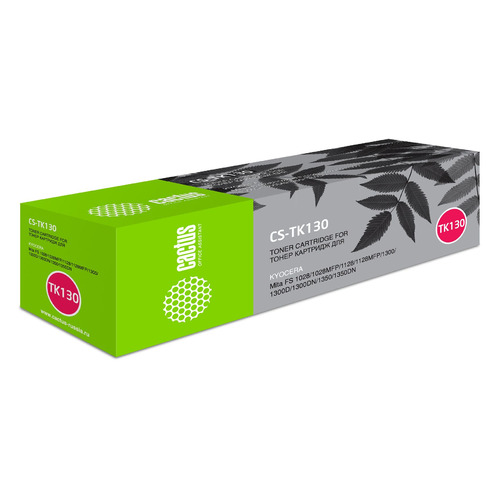 Картридж Cactus CS-TK130, черный / CS-TK130, CS-TK130 
Картридж Cactus CS-TK130, черный / CS-TK130, CS-TK130