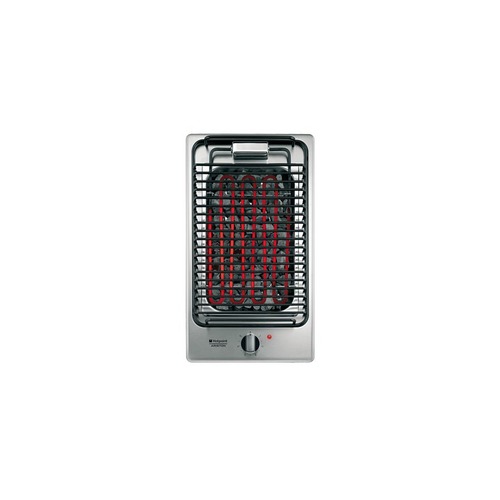 Электрический гриль HOTPOINT-ARISTON DK B (IX), гриль, независимая, серебристый
