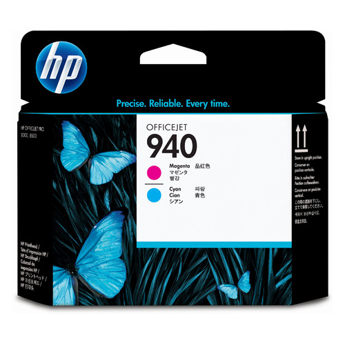 Печатающая головка HP 940 C4901A голубой/пурпурный для HP OJ Pro 8000/8500/8500a Печатающая головка HP 940 C4901A голубой/пурпурный для HP OJ Pro 8000/8500/8500a