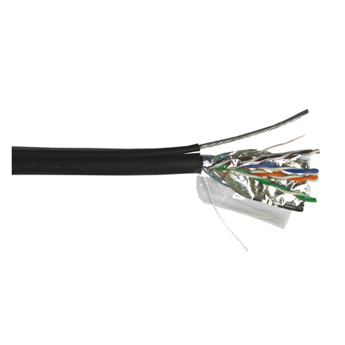 Кабель информ. Lanmaster (TWT-5EFTP-OUT-TR) кат.5е F/UTP 4X2X24AWG PE внеш. 305м черн. Кабель информ. Lanmaster (TWT-5EFTP-OUT-TR) кат.5е F/UTP 4X2X24AWG PE внеш. 305м черн.