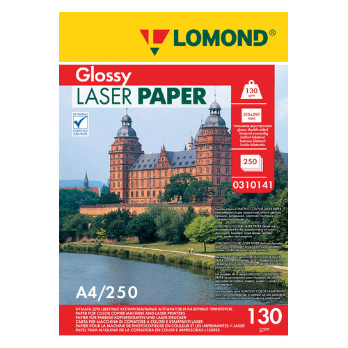 Бумага Lomond 0310141 A4/130г/м2/250л./белый глянцевое/глянцевое для лазерной печати
Бумага Lomond 0310141 A4/130г/м2/250л./белый глянцевое/глянцевое для лазерной печати
