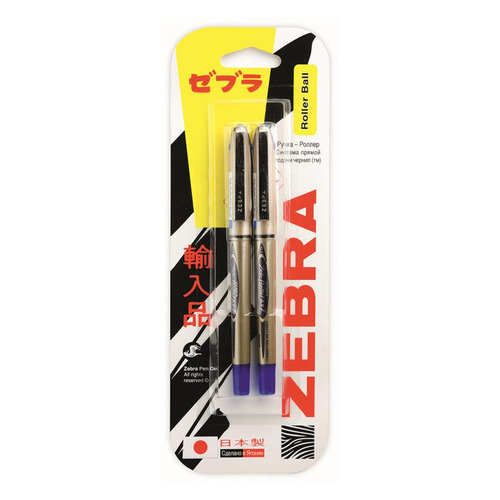 Ручка-роллер Zebra ZEB-ROLLER BE& DX7 0.7мм игловидный пиш. наконечник синие чернила блистер (2шт) 15 шт./кор., Zeb-Roller BE& DX7
Ручка-роллер Zebra ZEB-ROLLER BE& DX7 0.7мм игловидный пиш. наконечник синие чернила блистер (2шт) 15 шт./кор., Zeb-Roller BE& DX7