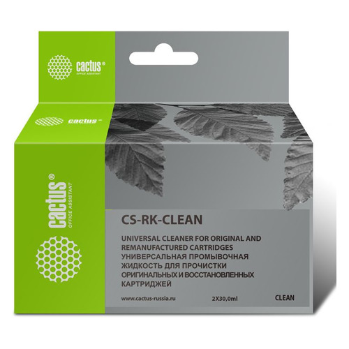 Жидкость промывочная CACTUS CS-RK-CLEAN, 30мл жидкость blackfox equator fruit 30мл