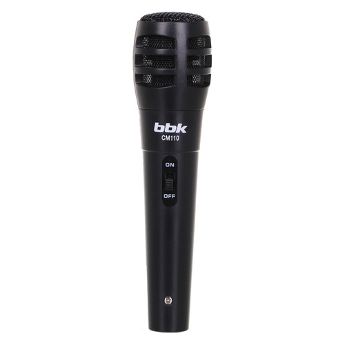 Микрофон BBK CM110, черный [(acm) микрофон bbk cm110 чер]