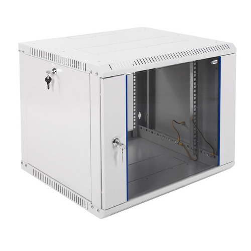 Шкаф коммутационный ЦМО (ШРН-Э-9.500) 9U 600x520мм пер.дв.стекл несъемн.бок.пан. серый Шкаф коммутационный ЦМО (ШРН-Э-9.500) 9U 600x520мм пер.дв.стекл несъемн.бок.пан. серый