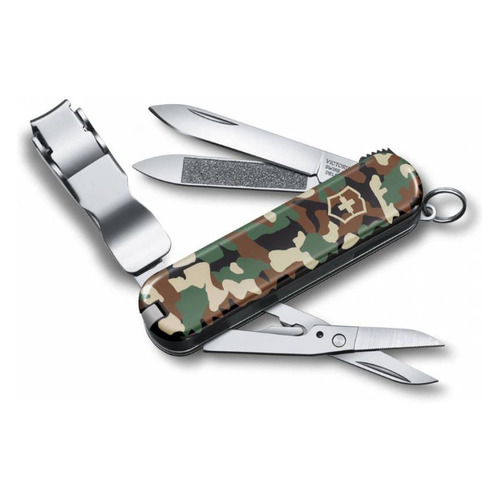 Складной нож Victorinox Nail Clip 580, 8 функций, 65мм, камуфляж , коробка подарочная, Nail Clip 580
Складной нож Victorinox Nail Clip 580, 8 функций, 65мм, камуфляж , коробка подарочная, Nail Clip 580