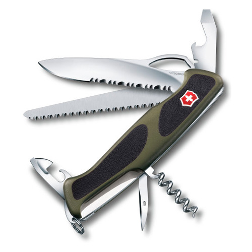Складной нож Victorinox RangerGrip 179, 12 функций, 130мм, зеленый / черный, RangerGrip 179
Складной нож Victorinox RangerGrip 179, 12 функций, 130мм, зеленый / черный, RangerGrip 179