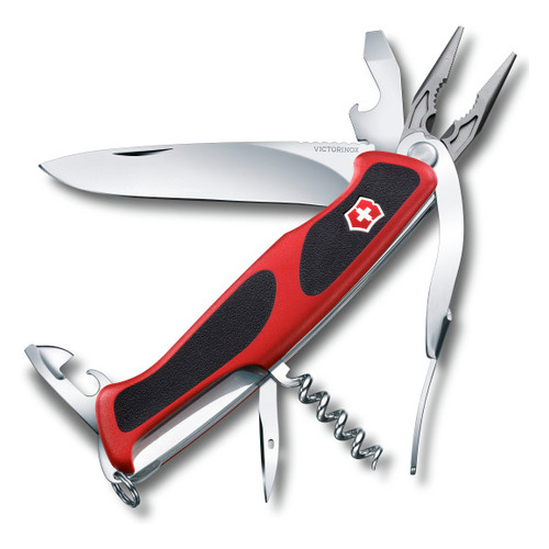 Складной нож Victorinox RangerGrip 74, 14 функций, 130мм, красный / черный, RangerGrip 74
Складной нож Victorinox RangerGrip 74, 14 функций, 130мм, красный / черный, RangerGrip 74