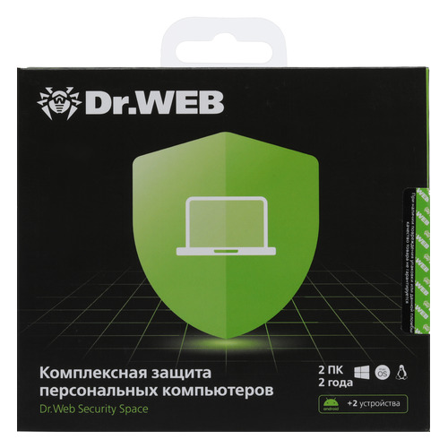 ПО DR.Web Security Space 2 ПК/2 года (BHW-B-24M-2-A3)