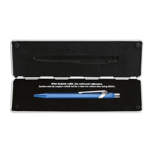 Ручка шариков. Carandache Office Popline Metal-X (849.640) Blue Metallic M синие подар.кор., Popline Metal-X
Ручка шариков. Carandache Office Popline Metal-X (849.640) Blue Metallic M синие подар.кор., Popline Metal-X