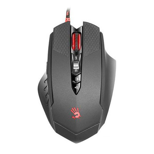 Мышь A4 Bloody TL7 Terminator, игровая, лазерная, проводная, USB, черный и серый Мышь A4 Bloody TL7 Terminator, игровая, лазерная, проводная, USB, черный и серый
