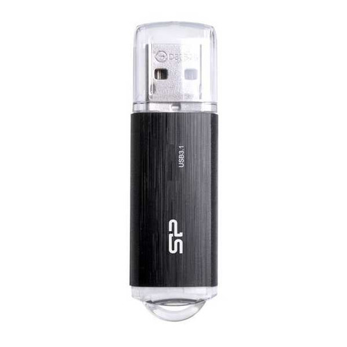 Флешка USB SILICON POWER Blaze B02 128ГБ, USB3.1, черный [sp128gbuf3b02v1k] SILICON POWER