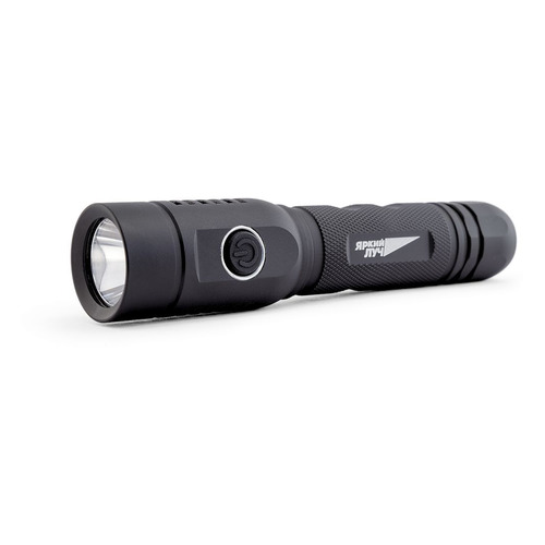 

Аккумуляторный фонарь ЯРКИЙ ЛУЧ T7v.2 CREE XP-G2, черный